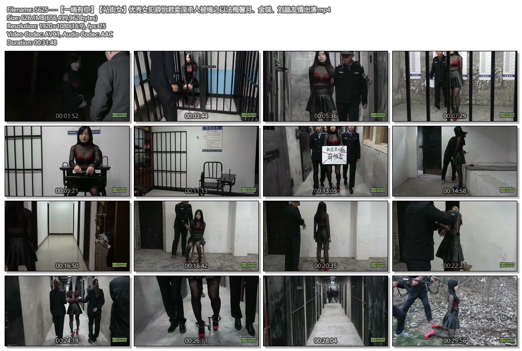 5625----【一绳有你】【站街女】优秀女犯薛怡君卖淫杀人被绳之以法梅馨月、金瑞、刘晶.jpg