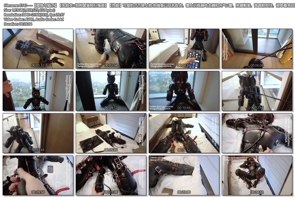 5743----【鹿角与猫爪】【乳胶衣 狗狗套装爬行强高】【伪娘】可爱的爪爪穿上狗狗装备.jpg