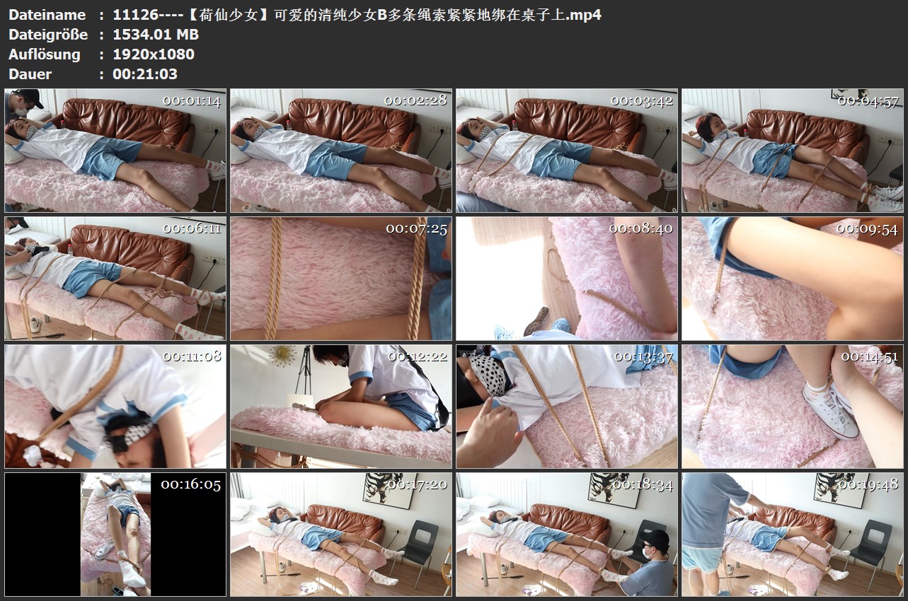 11126----【荷仙少女】可爱的清纯少女B多条绳索紧紧地绑在桌子上.jpg