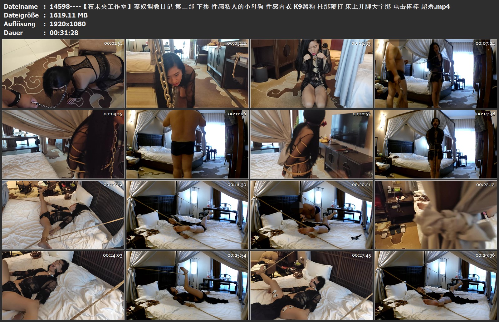 14598----【夜未央工作室】妻奴调教日记 第二部 下集 性感粘人的小母狗 性感内衣 K9溜.jpg