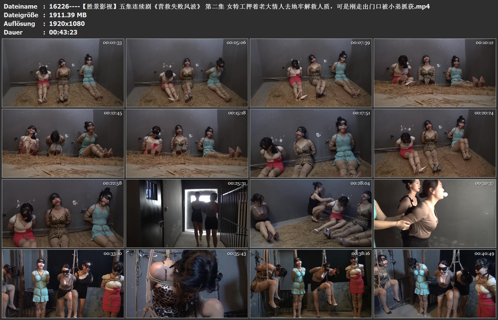 16226----【胜景影视】五集连续剧《营救失败风波》 第二集 女特工押着老大情人去地牢.jpg