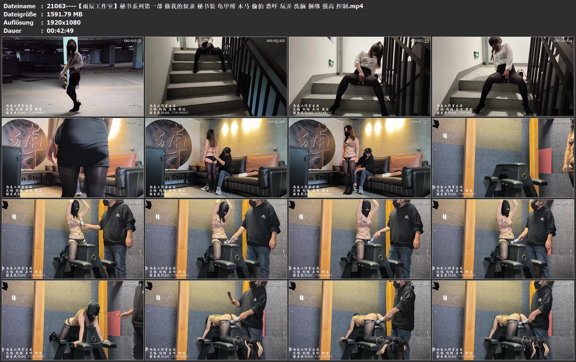 21063----【雨辰工作室】秘书系列第一部 做我的奴隶 秘书装 龟甲缚 木马 偷拍 恐吓 玩.jpg