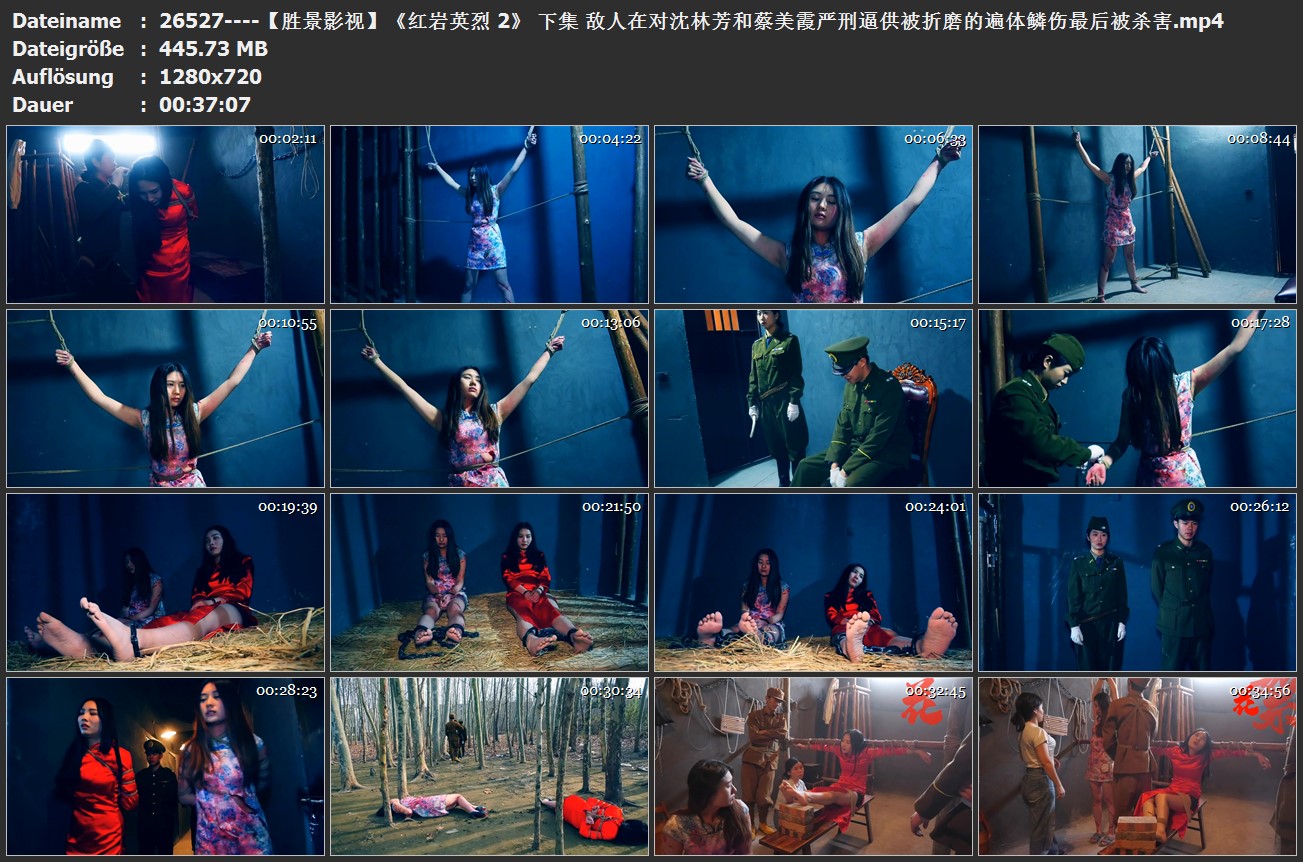 26527----【胜景影视】《红岩英烈 2》 下集 敌人在对沈林芳和蔡美霞严刑逼供被折磨的.jpg