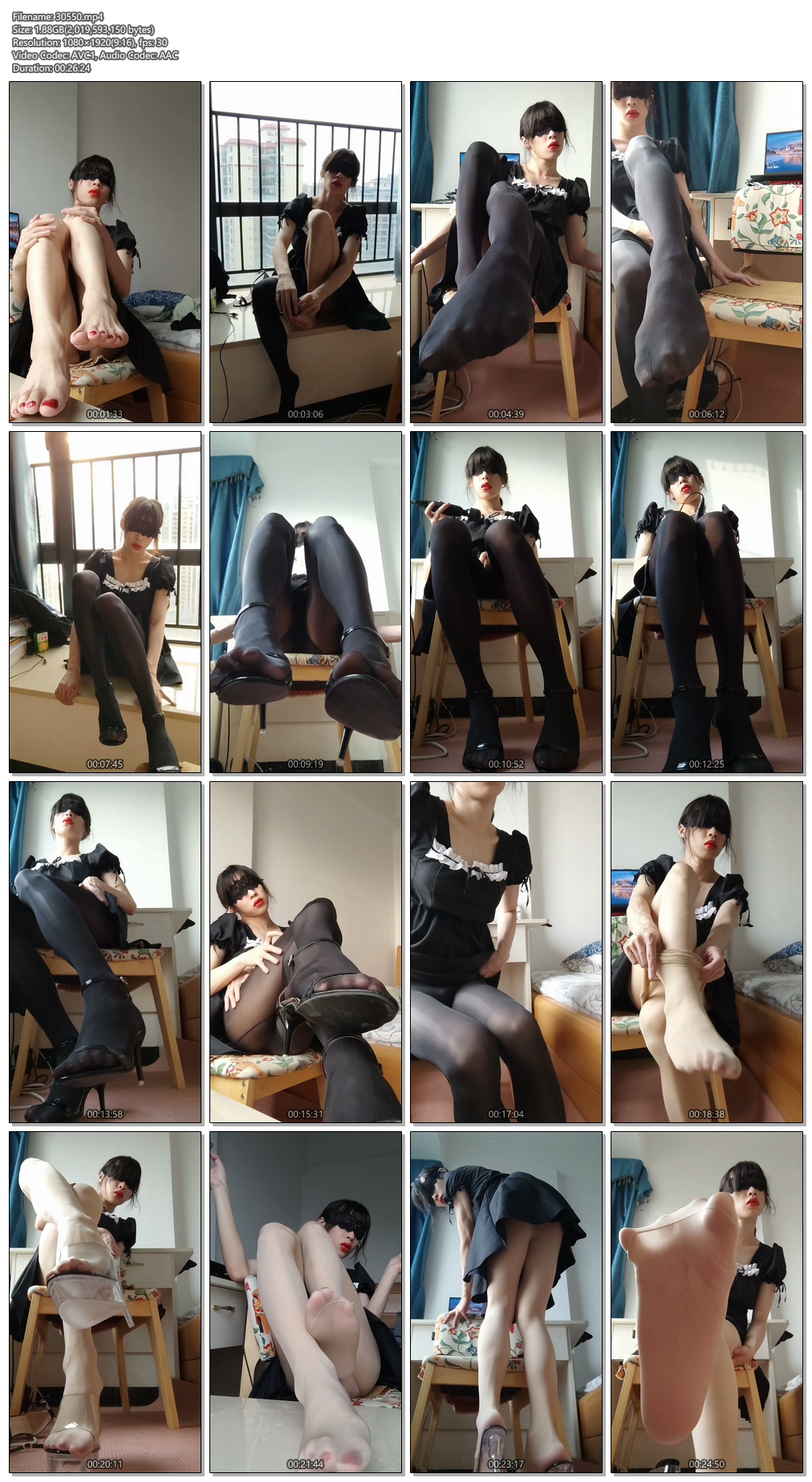 30550----【Toph】足控福利，女仆装穿脱黑丝肉丝.jpg