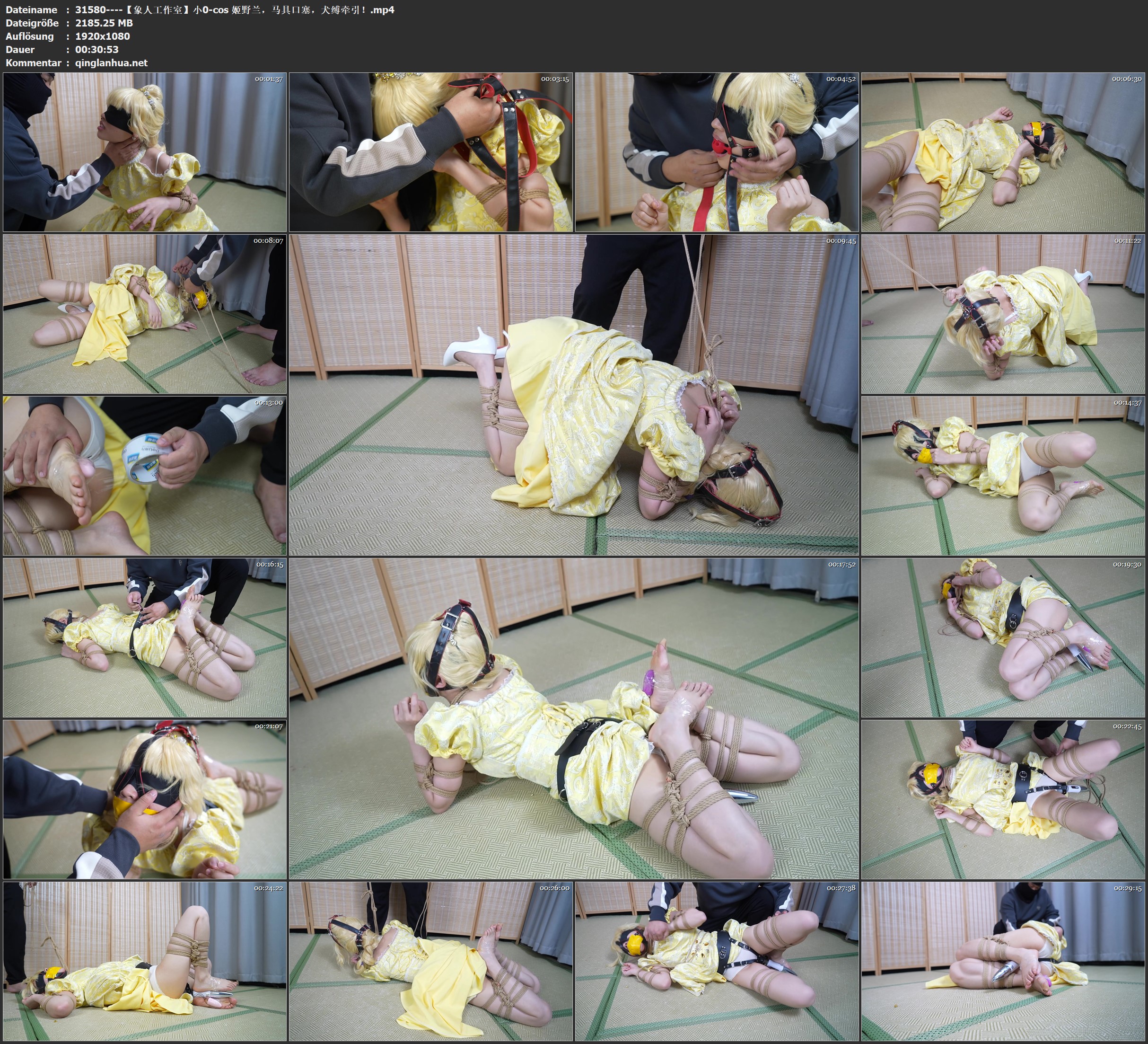 31580----【象人工作室】小0-cos 姬野兰，马具口塞，犬缚牵引！.jpg