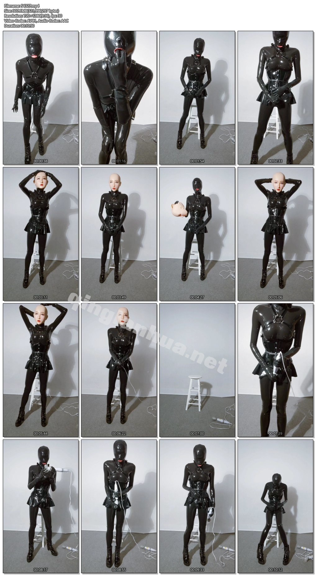 54327----【zentai】黑色全包胶衣 嘴套头套.jpg