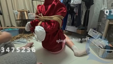【象人工作室】【教程】侧面视角 v型 上二下三后手缚做法