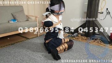 【象人工作室】【嗷嗷】himitsu图片复刻，日式高手缚加并腿跪姿!