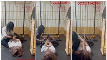 【悦感日记】小美体验直臂紧缚|强制马具抬头|真实反应|崩溃挣扎无果