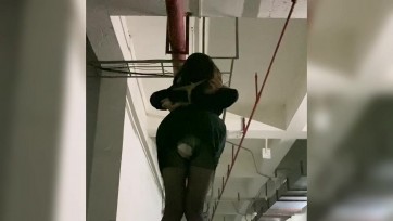 【ropechacha茶茶】【露出】【电击】【挣扎】【第三人称视角】茶茶的自缚露出系列又来啦！