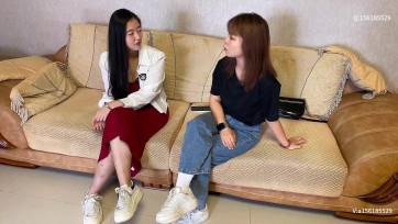 【龙飞绳艺】塑料姐妹 交流 争吵 掐晕，捆绑逼问让美女和大叔去做交易哈哈