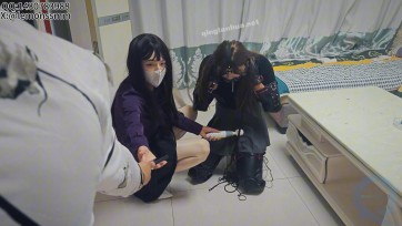 【青颖】伪娘抖Mk9调教爬行