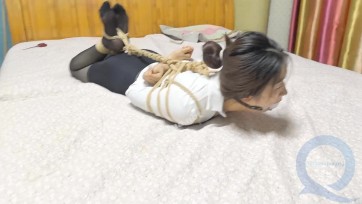 【精致原创】茹茹床上驷马紧缚