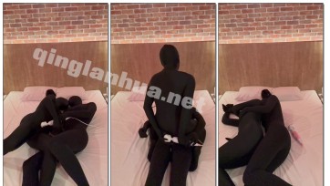 【zentai】フィメールマスクの上にZENTAI重ねた人形同士のお戯れ