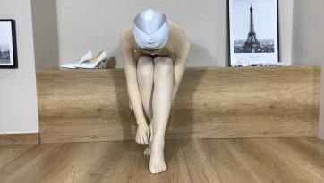 【爱丝袜の凌风姐姐】连体丝少女的夹心真空play——(kig+连体白丝+光泽泳衣+光泽长手套+白高跟)+(天鹅绒超弹丝袜睡袋+真空袋)+(嗡嗡棒+强高+短ZX)