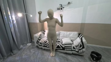 【FXX】【ZENTAI】六层全包全过程记录 第一层打底没有做拉链是用线缝上的 单层150D厚度全部就是150*6=900D！！！