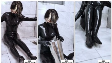 【促物语】《被粘液淹没的少女 001》 胶衣、乳胶手套、雨靴、粘液、MUD