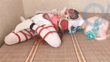 【蕉蕉鱼】风堇cos日式折腿挣扎