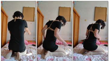 【桔柚桑】严密后手自缚、折腿缚与简易有效自缚教程