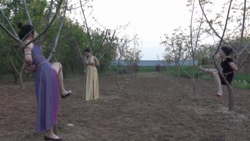 【胜景影视】带着三女M野外捆绑游玩