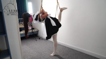 【多多洛】莉莉女仆单脚吊缚